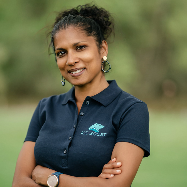 Anne-Sophie Hélias, co-fondatrice de la marque de bains froids Ice Boost