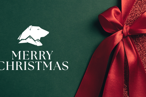 Visuel de Noël avec le logo des bains froids Ice Boost