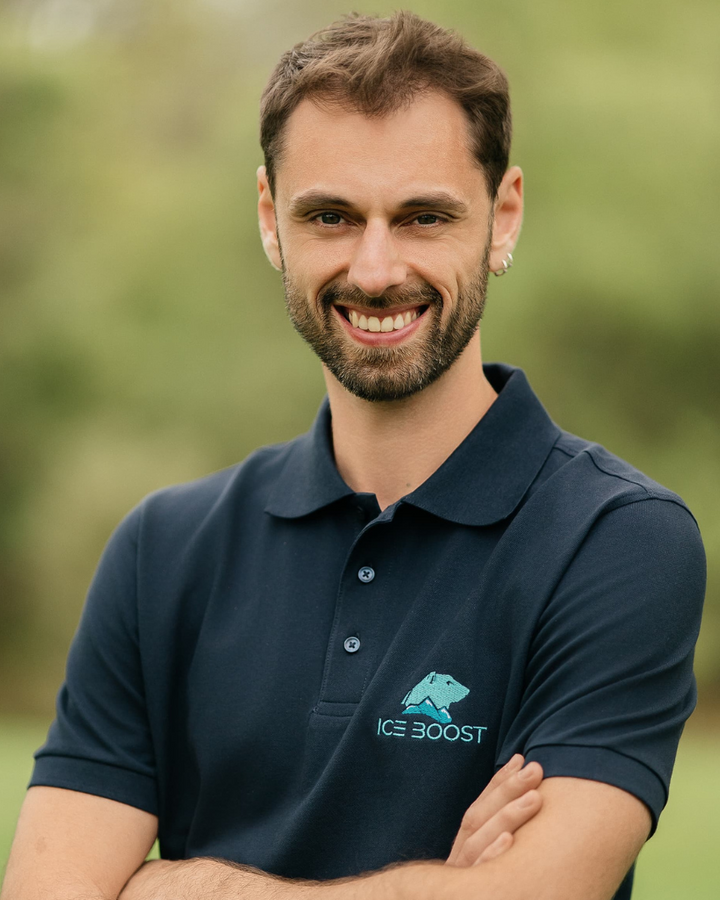 JOAQUIM MANUEL, co-fondateur de la marque de bains froids Ice Boost