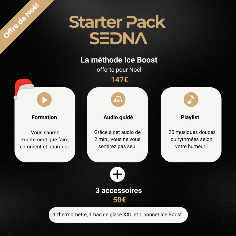 Cadeau de Noël gratuit avec le bain froid Sedna d'Ice Boost