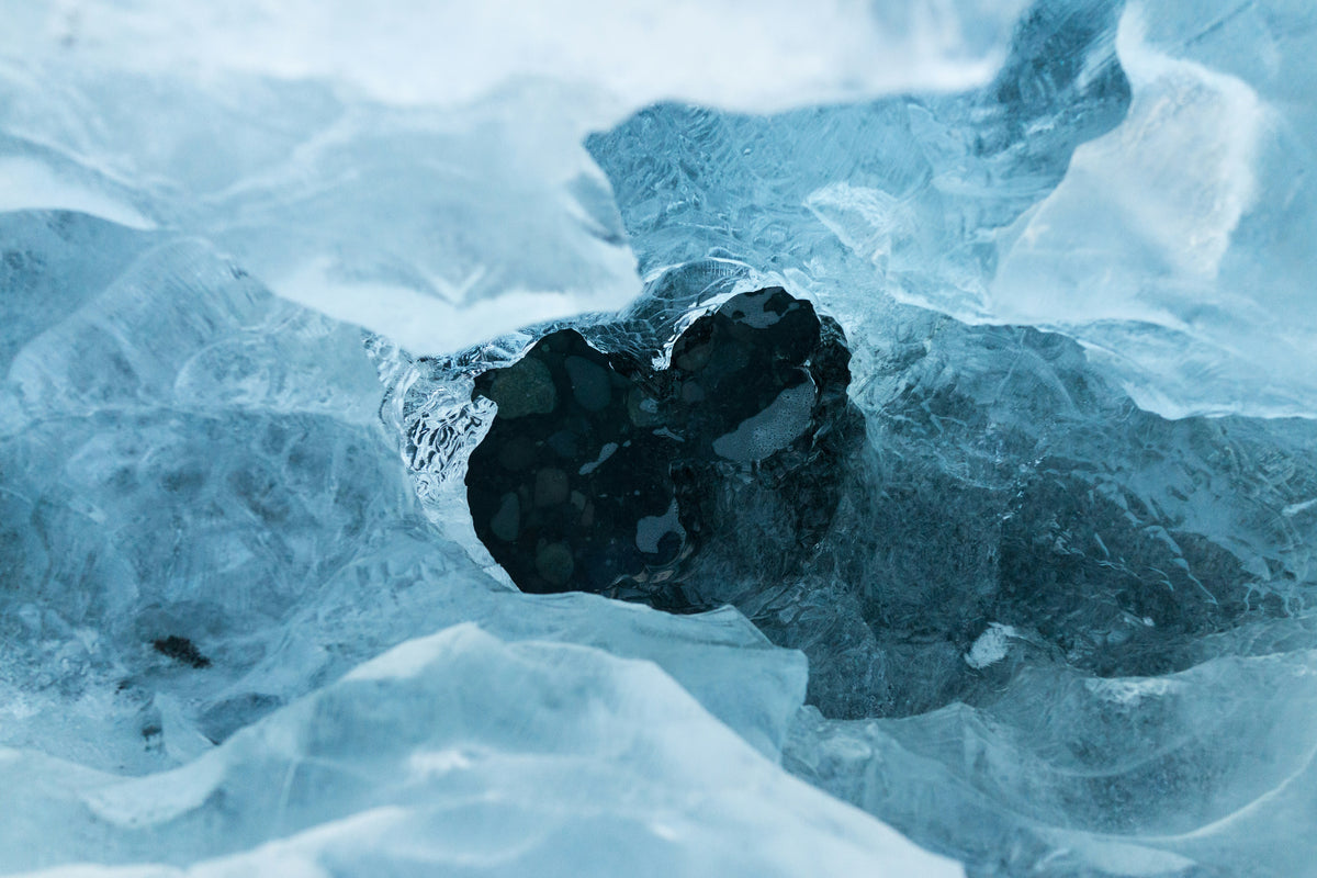 photo d'un trou de glace